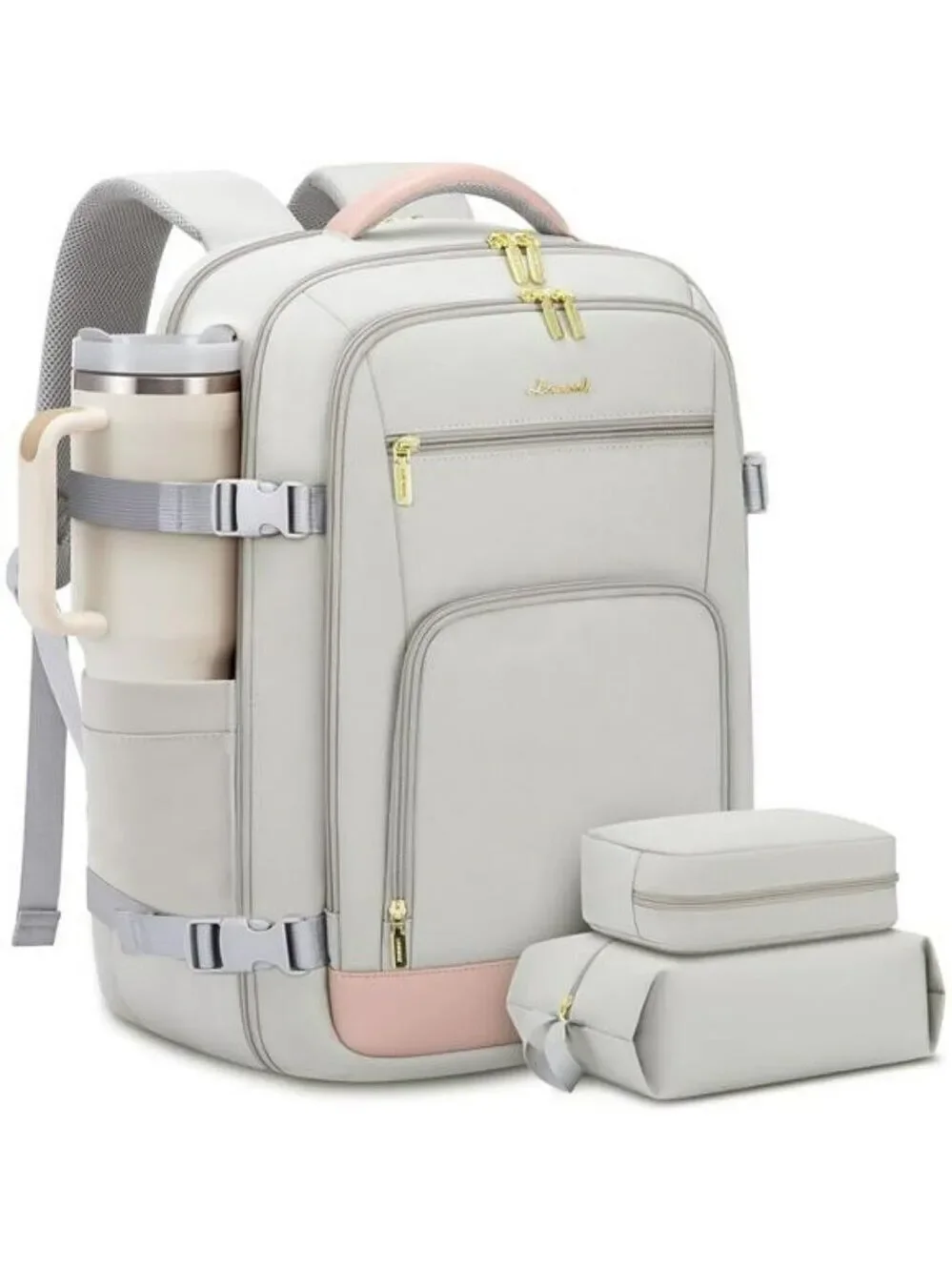 LOVEVOOK Travel Backpack Women 40L Carry On Laptop Bag TSA Approved Waterproof
